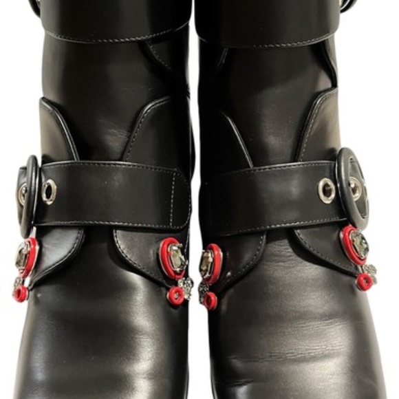 New Authentic Dior leather flat ankle bootie - Picture 2 of 7